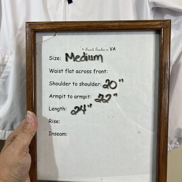 Ralph Lauren Polo Sport 90s Windbreaker Mesh Lined Spellout Medium READ - Picture 9 of 9